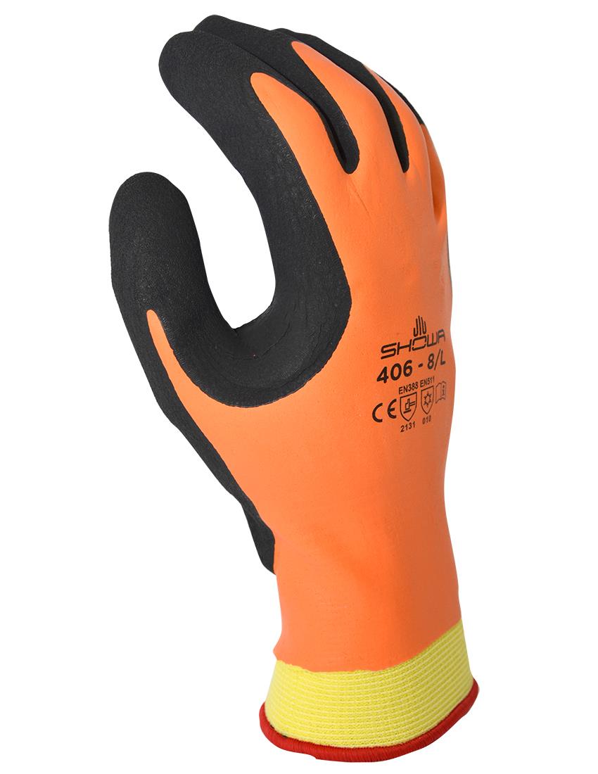 SHOWA 406 INSULATED DOUBLE DIPPED LATEX - Insulated Coated Gloves